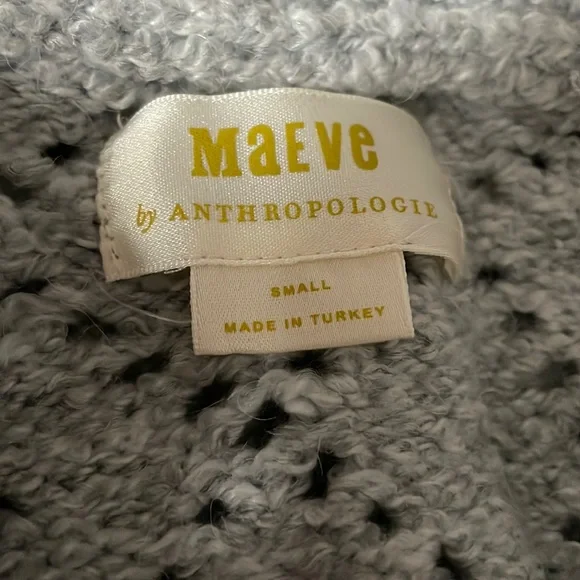 Maeve for Anthropologie grey knit sweater - Picture 4 of 8